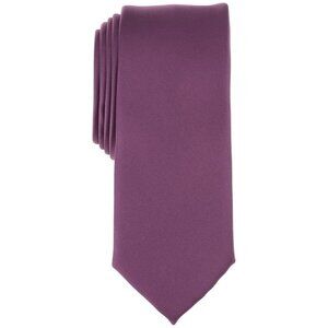 Bar III Men’s Logan Solid Tie – Purple, One Size, NWT